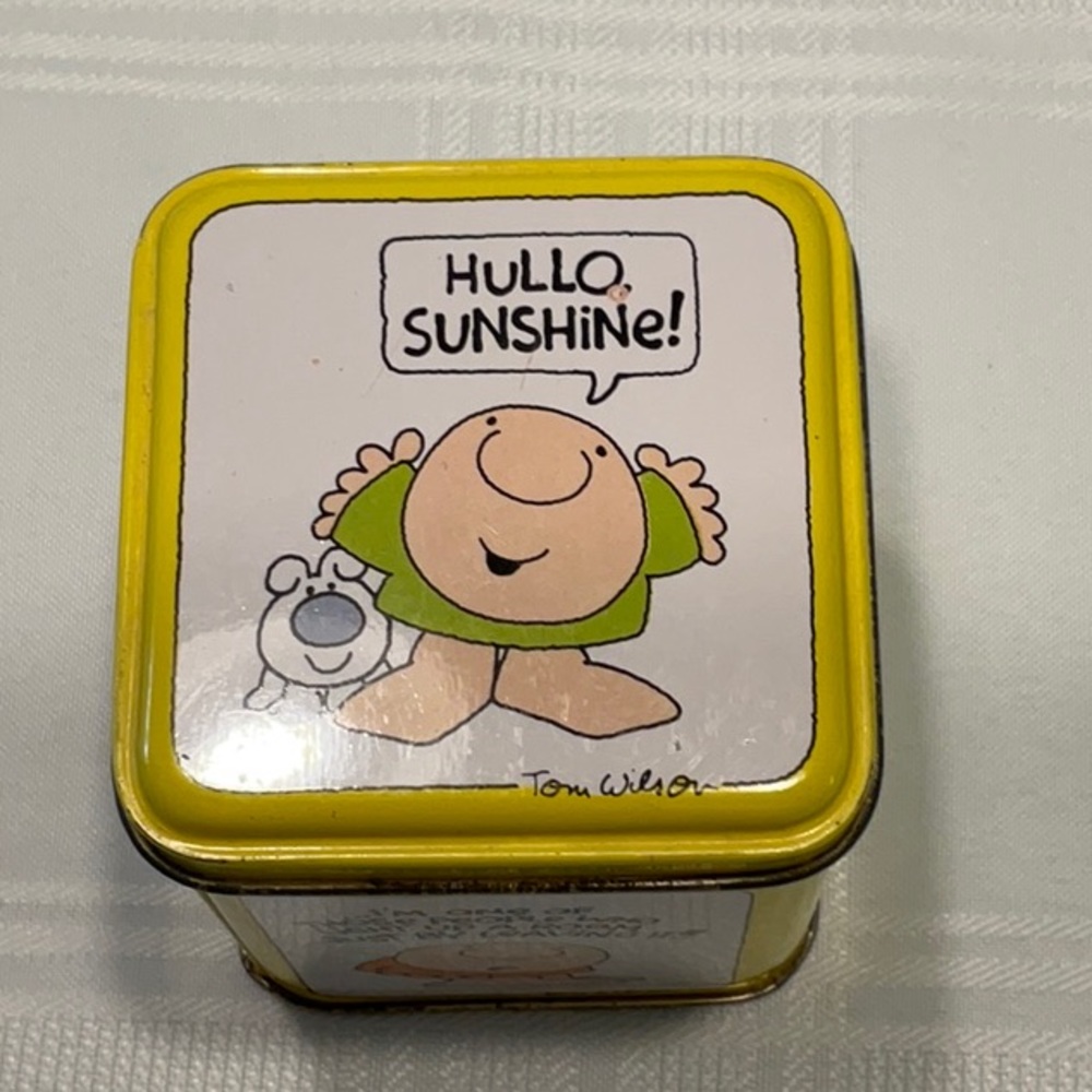 Ziggy Hullo Sunshine Lemon Scented Candle in Tin with Lid